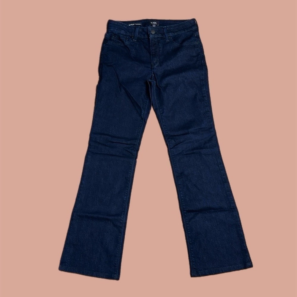 NEW NYDJ Los Angeles Women’s Barbara Mid-Rise Bootcut Jeans in Wash Rinse Sz 6